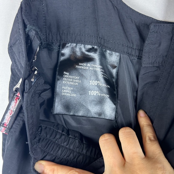 Spyder dynatec Schoeller black long ski bib snowboard adjustable size M long - Picture 14 of 15